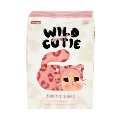 Pop Mart CRYBABY Wild but Cutie Series Vinyl Plush Pendant Single Blind Box