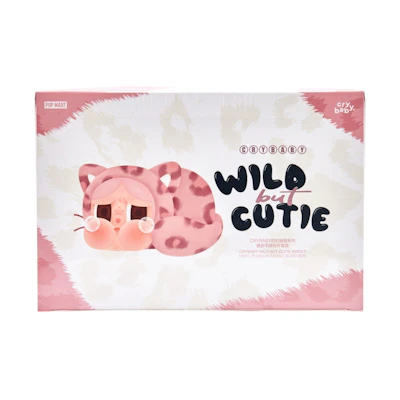 Pop Mart CRYBABY Wild but Cutie Series Vinyl Plush Pendant Sealed Case (6 Blind Box)