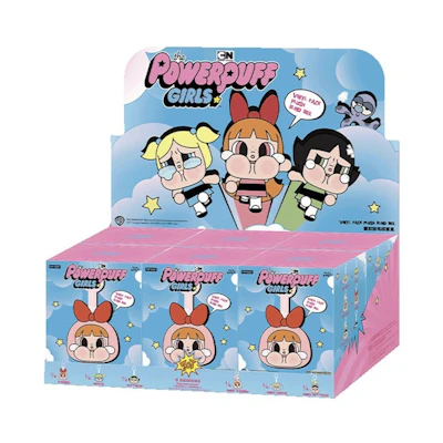 Pop Mart CryBaby Powerpuff Girls Vinyl Face Plush Sealed Case (6 Blind Boxes)