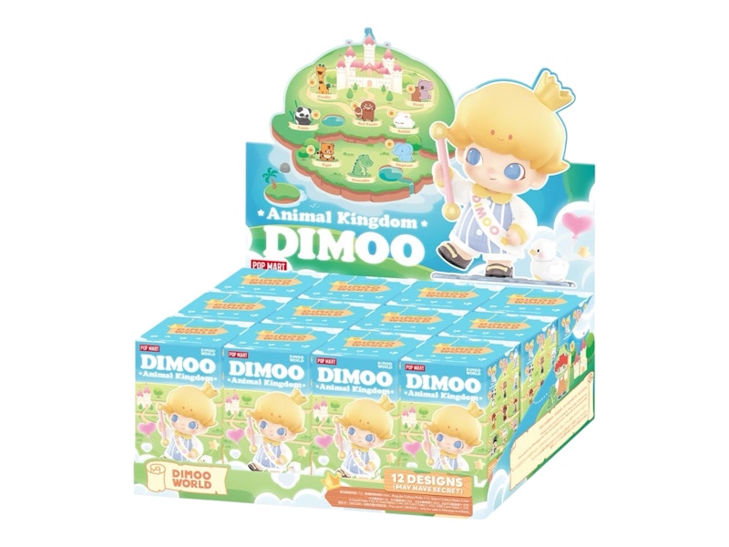 Pop Mart Dimoo Animal Kingdom Series Figures Sealed Case (12 Blind Box)