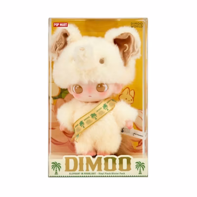 Pop Mart Dimoo Elephant in Moonlight Series (Thailand Exclusive) Vinyl Plush Pendant