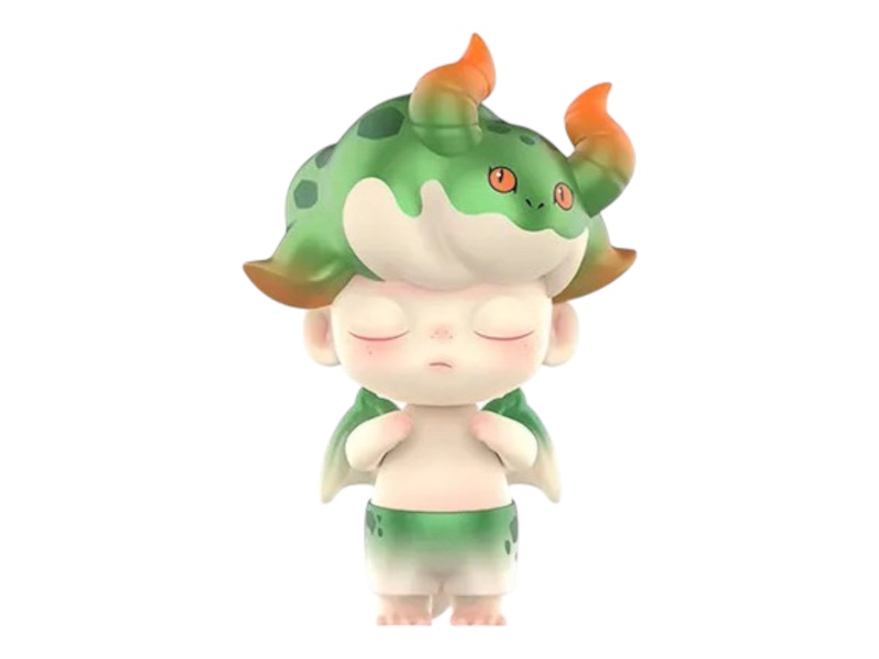 Pop Mart Dimoo Retro Series Little Green Dragon Figure