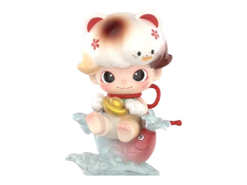 Pop Mart Dimoo Weaving Wonders Series Fortune Cat (Super Secret Edition) Figure