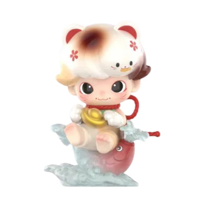 Pop Mart Dimoo Weaving Wonders Series Fortune Cat (Super Secret Edition) Figure
