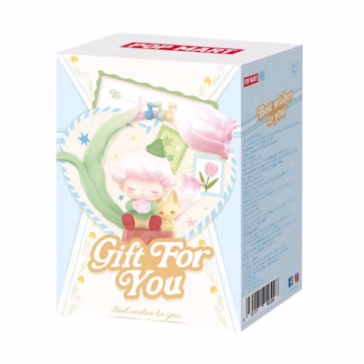 Pop Mart Gift For You Greeting Card Scene Sets Single Blind Box