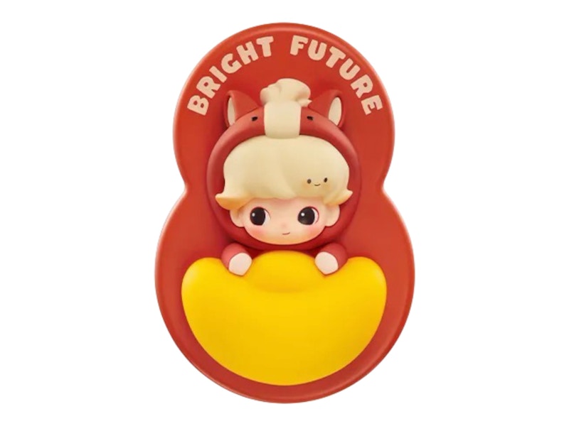 Pop Mart Have a Good Run Series Bright Future Fridge Magnet Dimoo