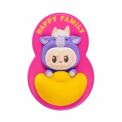 Pop Mart Have a Good Run Series Happy Family Fridge Magnet Labubu