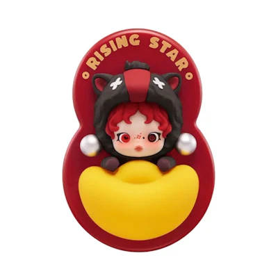 Pop Mart Have a Good Run Series Rising Star Secret Edition Fridge Magnet Skullpanda