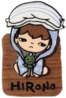 Pop Mart Hirono Echo Series Staying Up Fridge Magnet Clip Pop Mart Hirono Echo Series Staying Up Fridge Magnet Clip