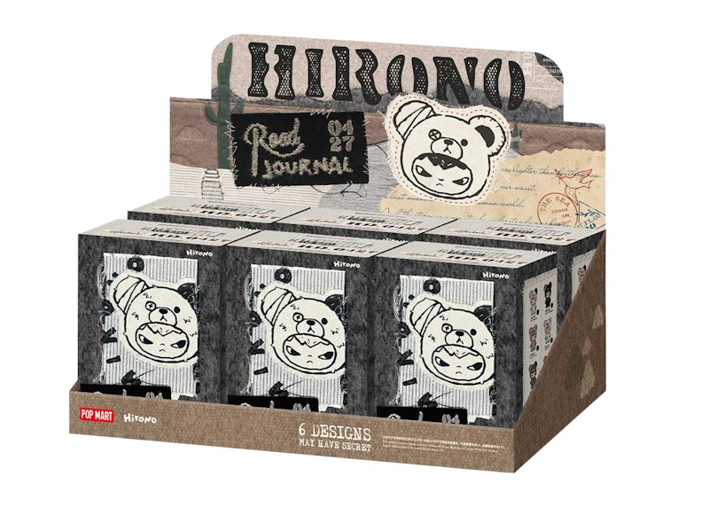 Pop Mart Hirono Road Journal Series Plush Doll Pendant Sealed Case (6 Blind Box)