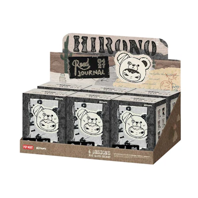 Pop Mart Hirono Road Journal Series Plush Doll Pendant Sealed Case (6 Blind Box)