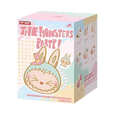 Pop Mart Labubu The Monster Party Series Reversible Plush Doll Blind Box