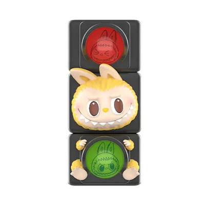 Pop Mart Labubu The Monsters Almost Hidden Traffic Light Figure