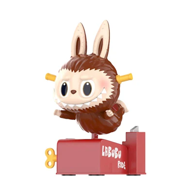 Pop Mart Labubu The Monsters Almost Hidden Kiddie Ride (Secret Edition) Figure