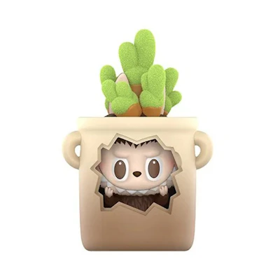 Pop Mart Labubu The Monsters Almost Hidden Flower Pot Figure