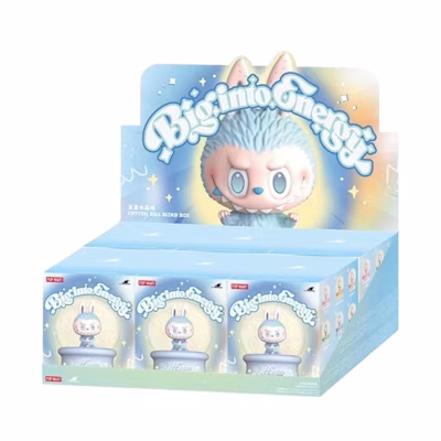 Pop Mart Labubu The Monsters Big into Energy Crystal Ball Sealed Case (6 Blind Box)