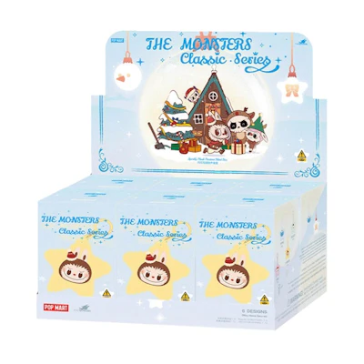 Pop Mart Labubu The Monsters Classic Sparkly Plush Pendant Sealed Case (6 Blind Box)