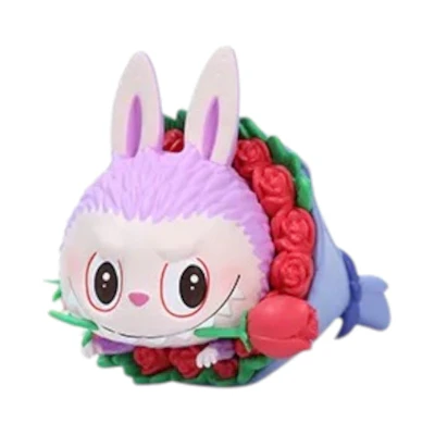 Pop Mart Labubu The Monsters Flower Elves Rose Labubu Figure