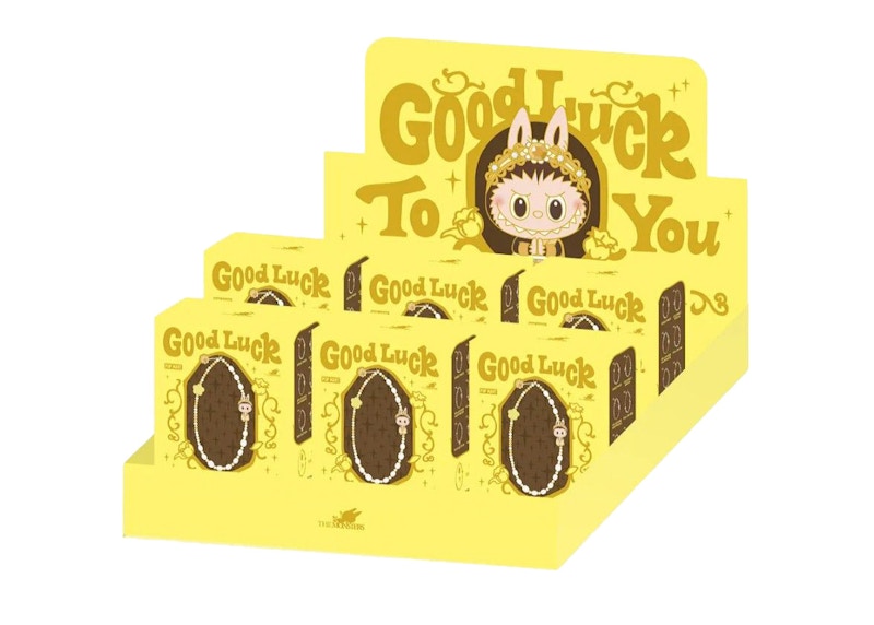 Pop Mart Labubu The Monsters Good Luck to You Phone Charm Sealed Case (6 Blind Box)