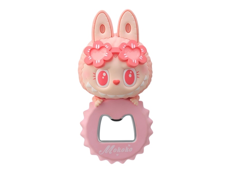 Pop Mart Labubu The Monsters Jump Into Summer Series Mokoko Bottle Opener Fridge Magnet