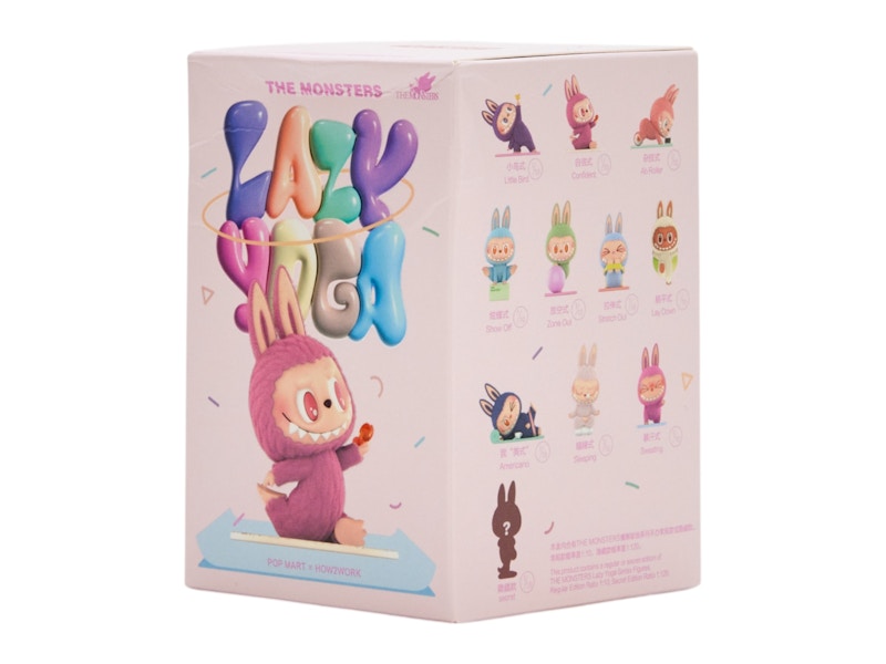 Pop Mart Labubu The Monsters Lazy Yoga Series Figures Single Blind Box