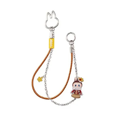 Pop Mart Labubu The Monsters Let's Checkmate King Pendant