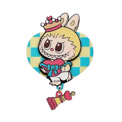 Pop Mart Labubu The Monsters Let's Checkmate Bond (Secret Edition) Fridge Magnet