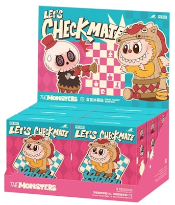 Pop Mart Labubu The Monsters Let's Checkmate Series Fridge Magnet Sealed Case (6 Blind Box) Buy Pop Mart Labubu The Monsters Let's Checkmate Series Fridge Magnet Sealed Case (6 Blind Box)