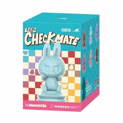 Pop Mart Labubu The Monsters Let's Checkmate Scented Candle Single Blind Box