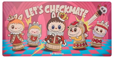 Pop Mart Labubu The Monsters Let's Checkmate Series Computer Desk Mat Pop Mart Labubu The Monsters Let's Checkmate Series Computer Desk Mat