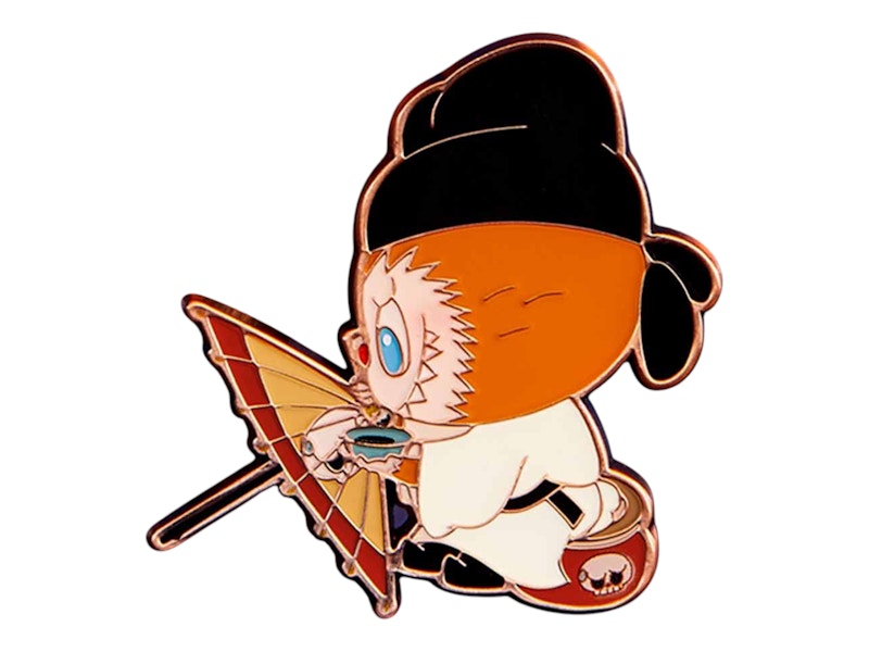 Pop Mart Labubu The Monsters Let's Have Fun Together Series Drawing Umbrella Cover Badge