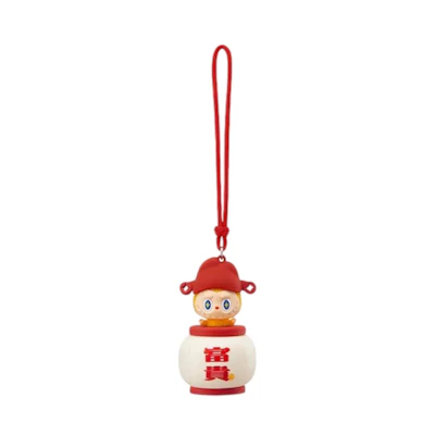 Pop Mart Labubu The Monsters Let's Have Fun Together Night Light Prosperity Keychain