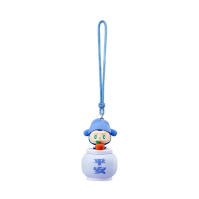 Pop Mart Labubu The Monsters Let's Have Fun Together Night Light Peace Keychain