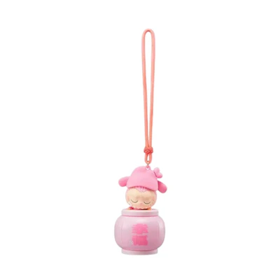 Pop Mart Labubu The Monsters Let's Have Fun Together Night Light Happiness Keychain