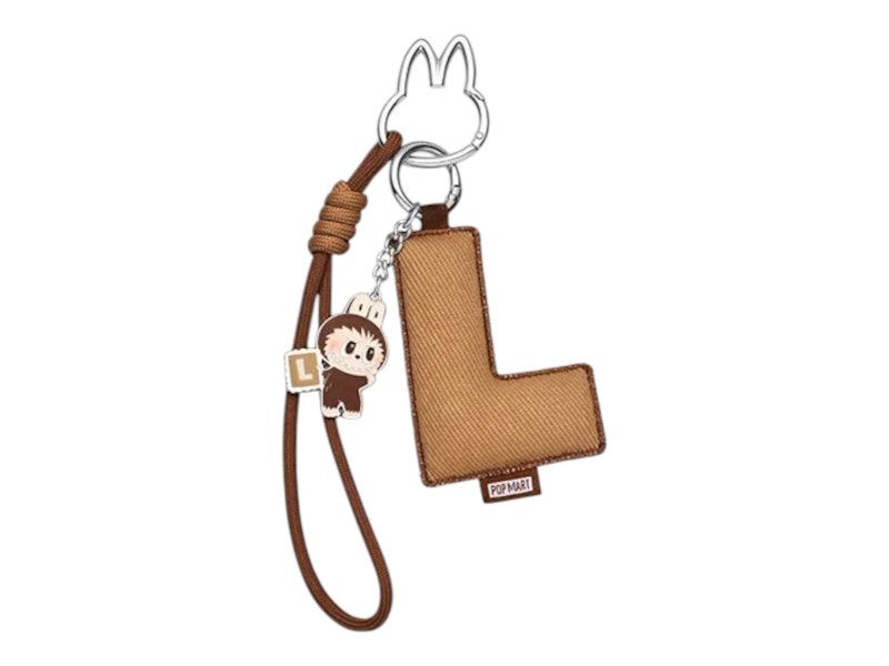 Pop Mart Labubu The Monsters Pin for Love Series "L" Letter Pendant