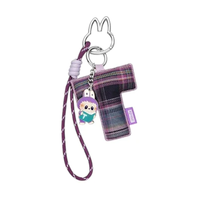 Pop Mart Labubu The Monsters Pin for Love Series "T" Letter Pendant