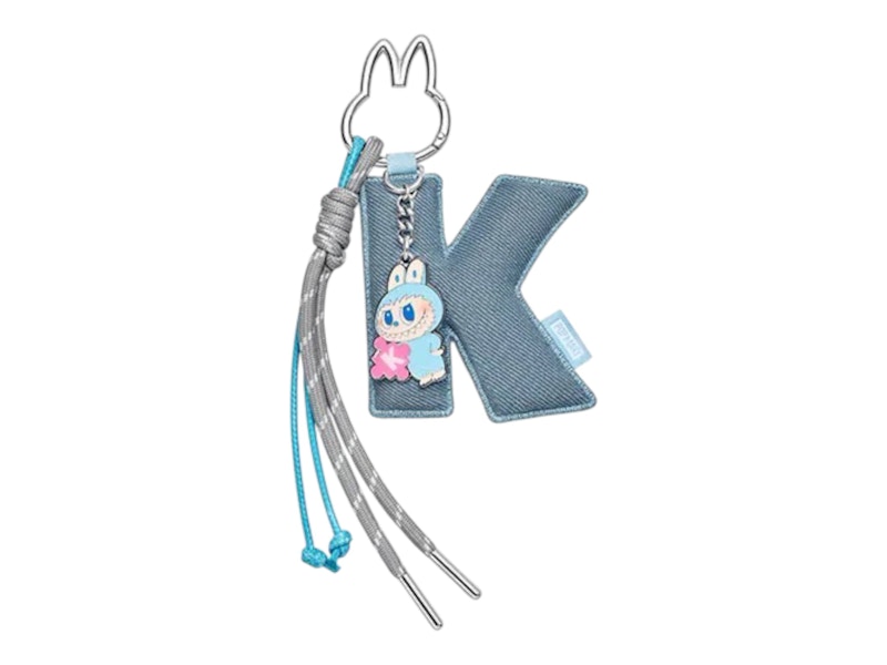 Pop Mart Labubu The Monsters Pin for Love Series "K" Letter Pendant