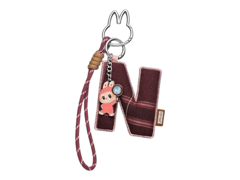 Pop Mart Labubu The Monsters Pin for Love Series "N" Letter Pendant