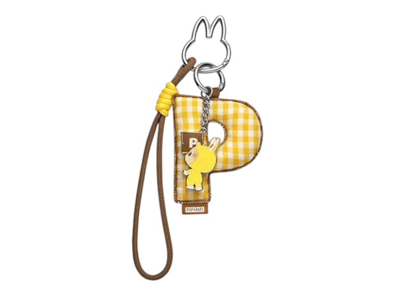 Pop Mart Labubu The Monsters Pin for Love Series "P" Letter Pendant