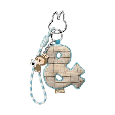 Pop Mart Labubu The Monsters Pin for Love Series "&" Letter Pendant