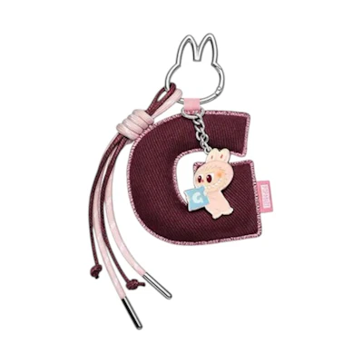Pop Mart Labubu The Monsters Pin for Love Series "G" Letter Pendant