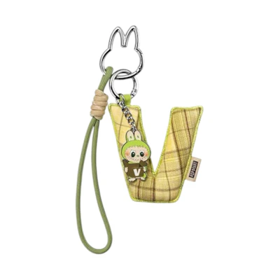 Pop Mart Labubu The Monsters Pin for Love Series "V" Letter Pendant