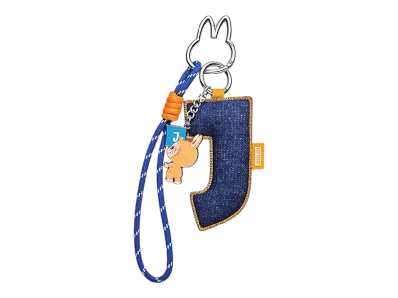 Pop Mart Labubu The Monsters Pin for Love Series "J" Letter Pendant