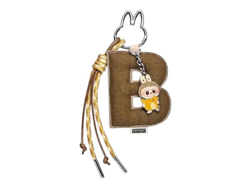 Pop Mart Labubu The Monsters Pin for Love Series "B" Letter Pendant