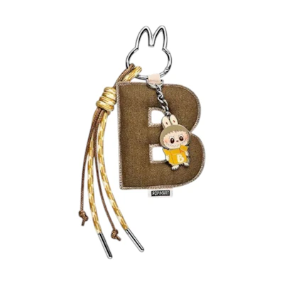 Pop Mart Labubu The Monsters Pin for Love Series "B" Letter Pendant