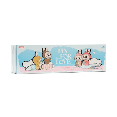 Pop Mart Labubu The Monsters Pin for Love Series Vinyl Plush Pendant (N-Z) Unsealed Case (14 Blind Box)