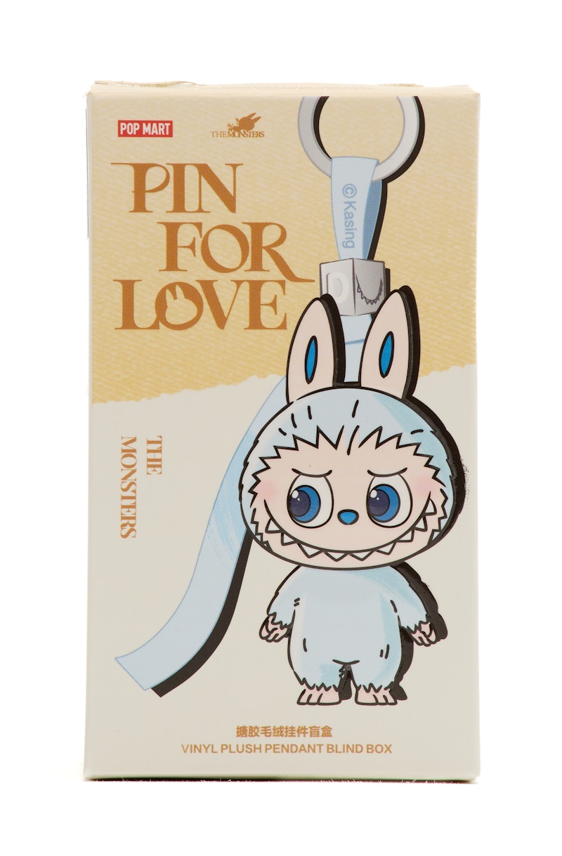 Pop Mart Labubu The Monsters Pin for Love Series Vinyl Plush Pendant (A-M) Single Blind Box
