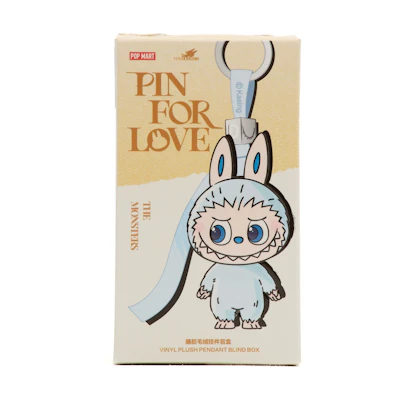 Pop Mart Labubu The Monsters Pin for Love Series Vinyl Plush Pendant (A-M) Single Blind Box