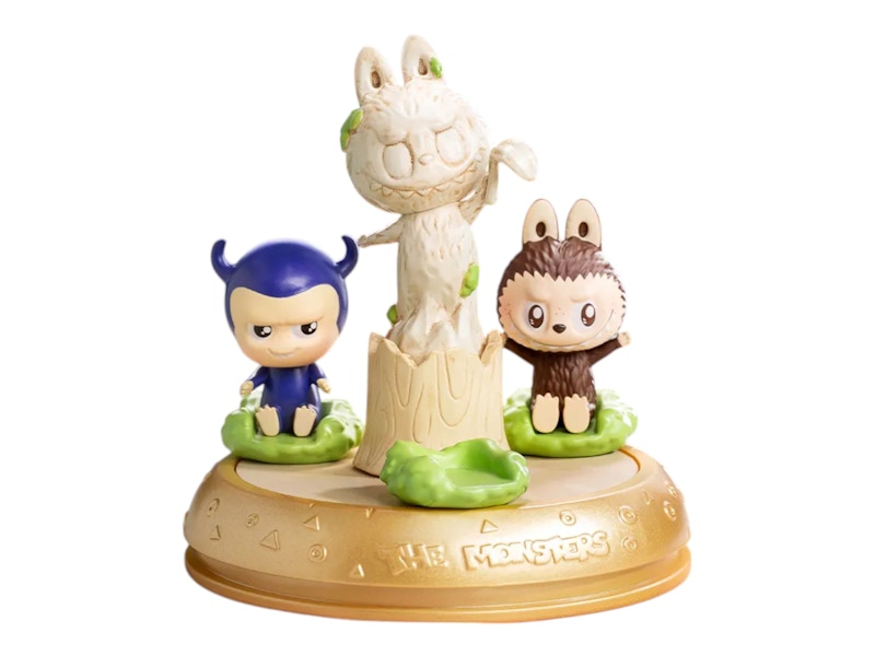 Pop Mart Labubu The Monsters Playing Games Series Scene Aerial Rotation (Secret Edition) Figure Set