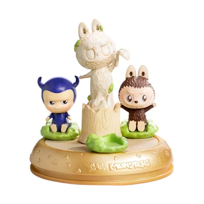 Pop Mart Labubu The Monsters Playing Games Scene Aerial Rotation (Secret Edition) Figure Set
